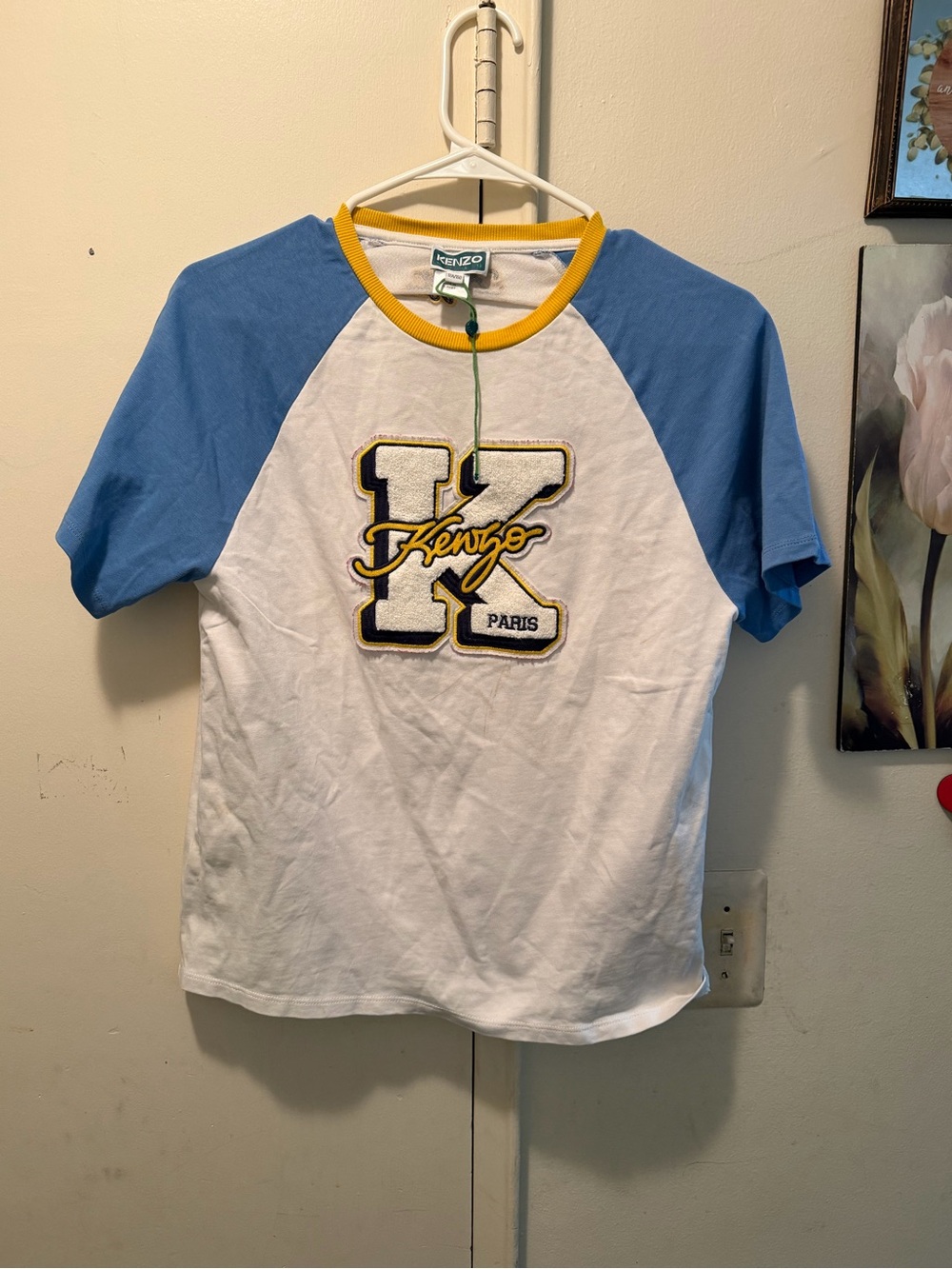 KENZO. Kids Varsity Logo Raglan T-Shirt, 12A